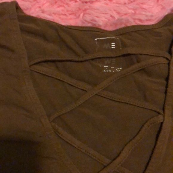 Brown “Me to We” Long Sleeve Shirt - Picture 2 of 4